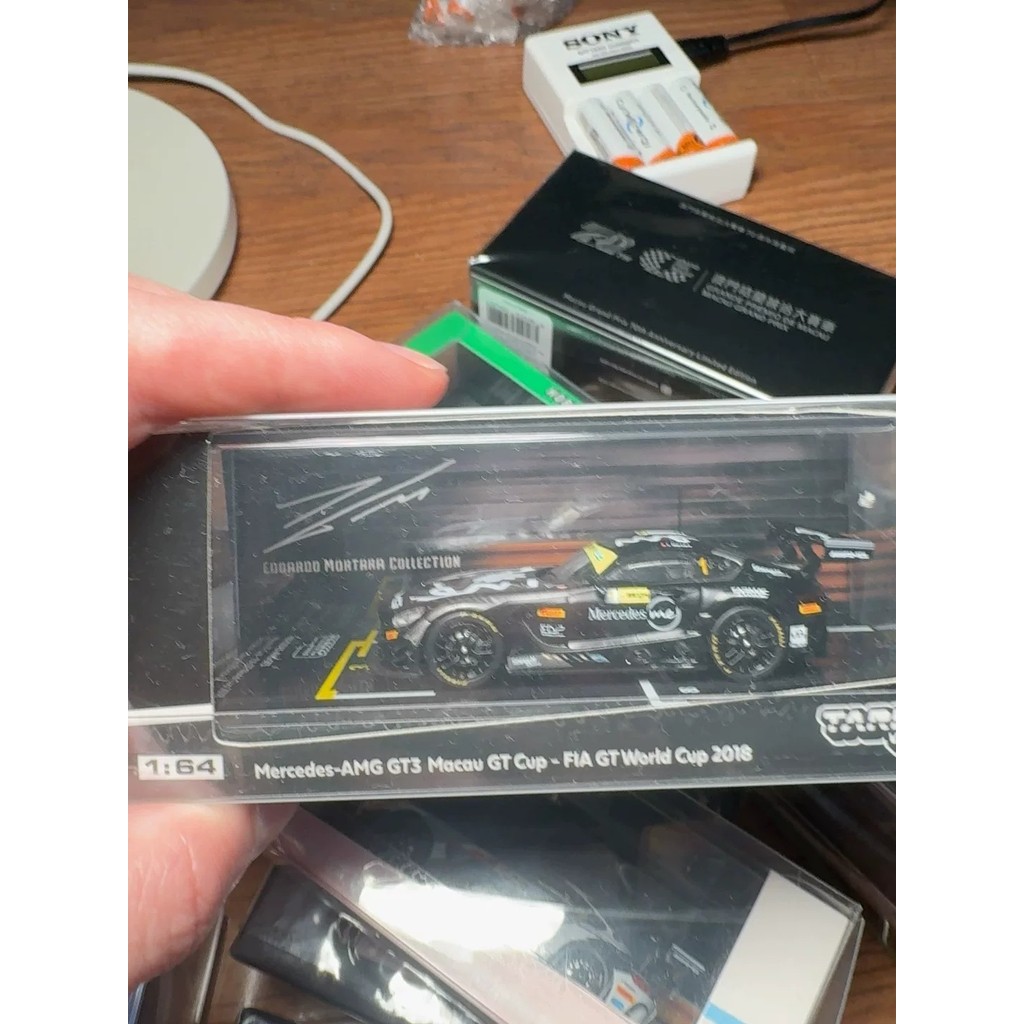 Tarmac Works 1/64 Mercedes-AMG GT3 Macau GT World Cup Racing Model tw AMG GT3 Mercedes-Benz 2018 Rac