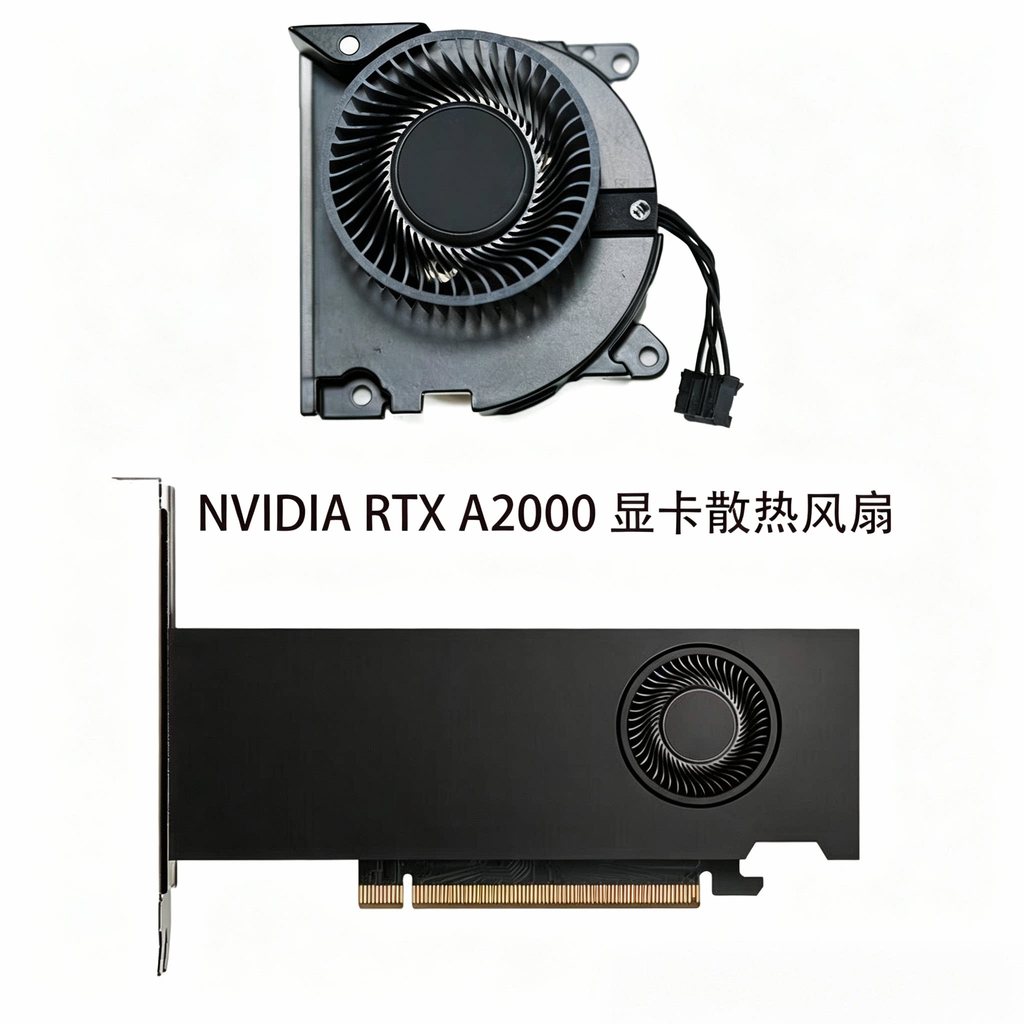 [หม้อน้ําขายร้อน] ยี่ห้อใหม่ Invida NVIDIA/PNY RTX A2000 กราฟิกการ์ดพัดลมเทอร์โบ BAPC0420R2U-001