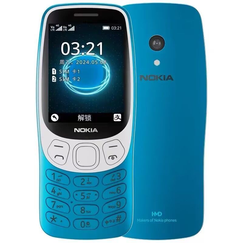 Nokia/Nokia 3210 4G Full Netcom นักเรียนการเรียนรู้แหวนสุทธิปุ่มสํารองตรงบอร์ดผู้สูงอายุโทรศัพท์มือถ