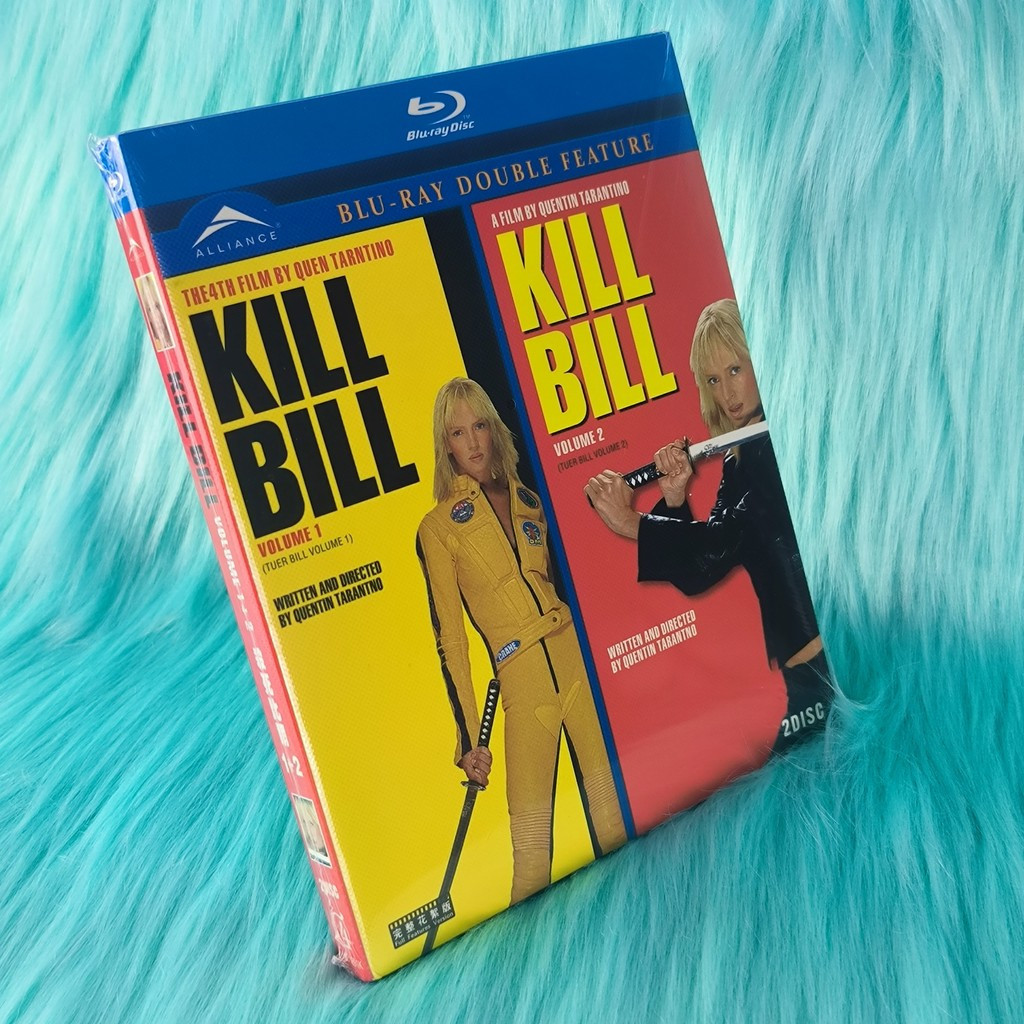 A291 ภาพยนตร์บลูเรย์ Kill Bill: Vol. 1 2003 + Kill Bill: Vol. 2 2004 BD25 อังกฤษไทยสเปน C0103
