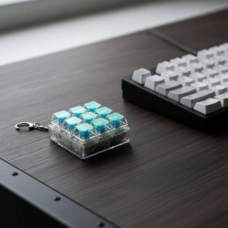 Massivedeals 4Key Mechanical Keyboard Axis Tester LED Keycap Switch Tester Key ของเล่นความเครียด Rel