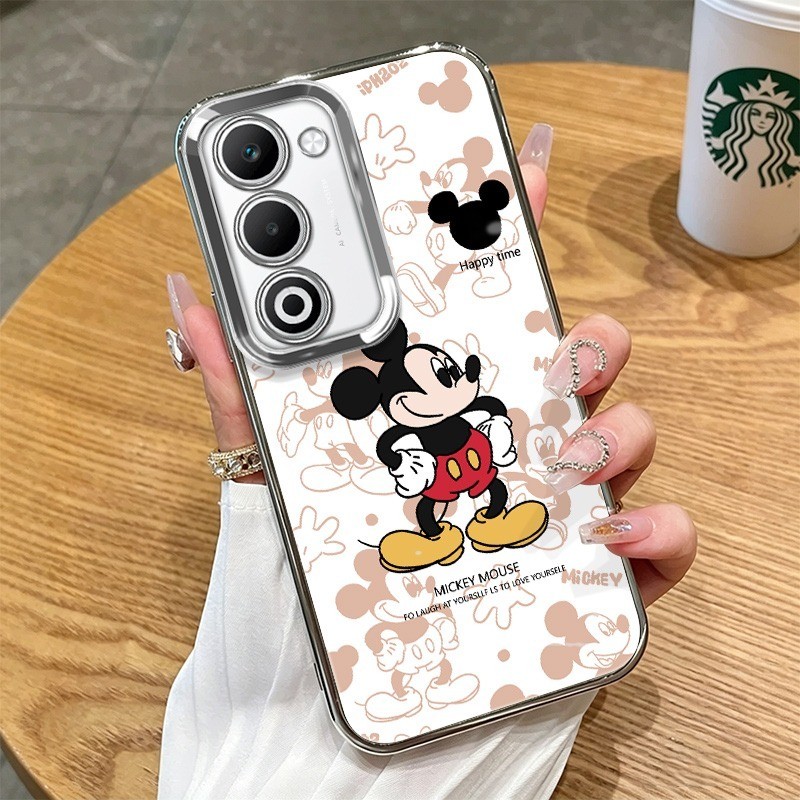 Imura สําหรับ OPPO A16 4G Epic Mickey การ์ตูนกรณีทั้งหมดรอบ 4 มุม Anti-Fall ฝาครอบกันชนเคสโทรศัพท์