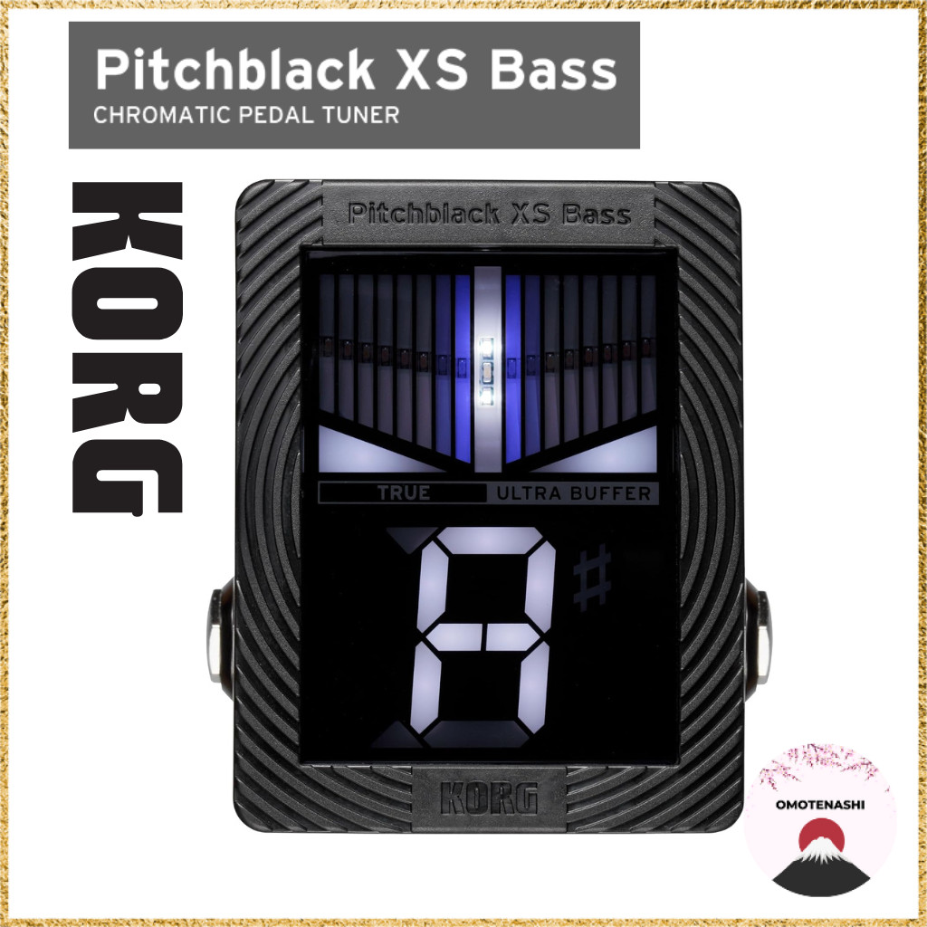 KORG PB-XS BASS Pitchblack XS Bass Chromatic Pedal Tuner, a tuner specifically designed for bass by 