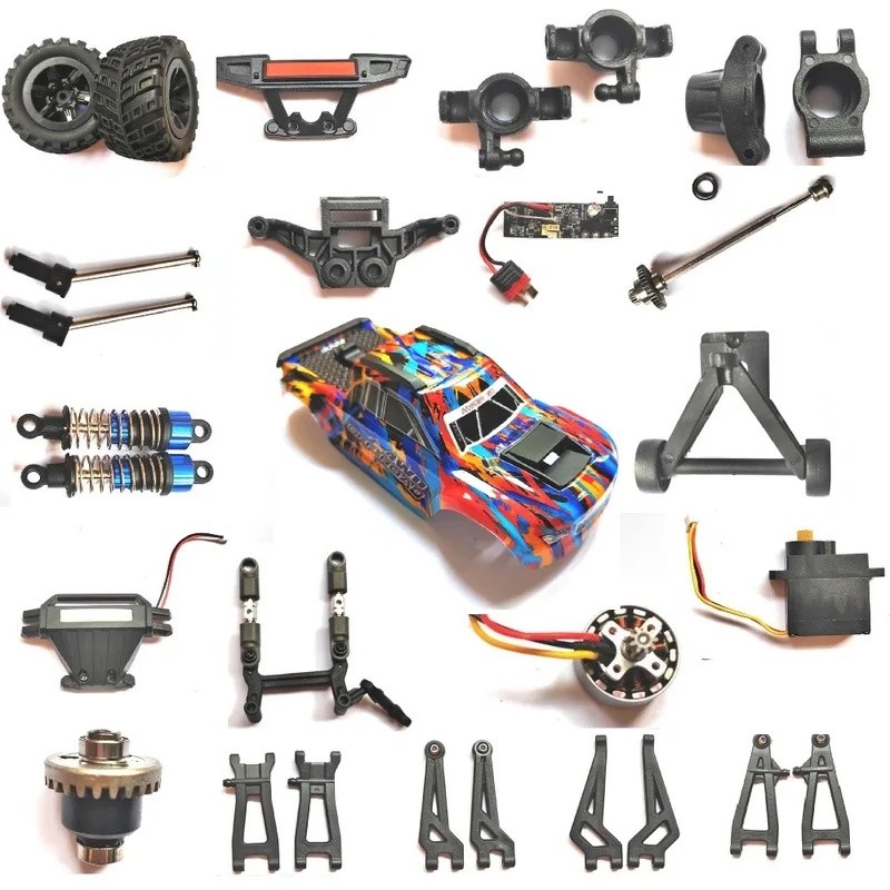 MJX Hyper Go 20208 1/20 RC รถ RC รถบรรทุกอะไหล่เดิมกันชน/ล้อเซอร์โว/เพลาขับ CVD/โช้คอัพไฮดรอลิก ZFMK