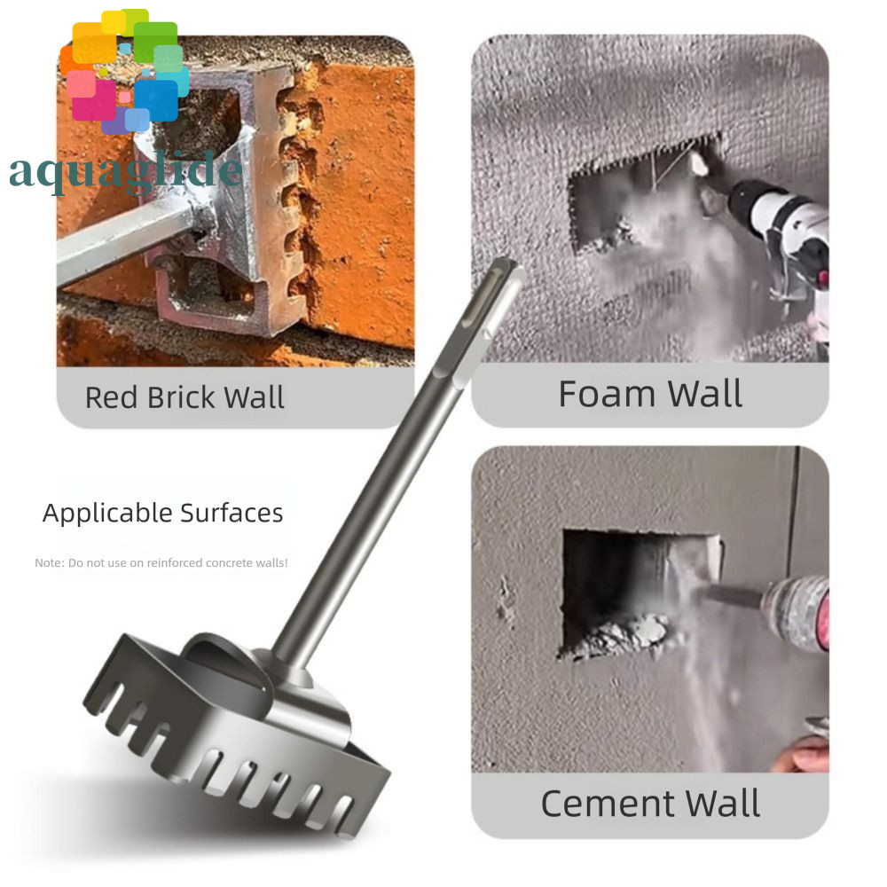 เครื่องตัดรูสี่เหลี่ยม AQUAGLIDE, Punch Slotting Square Socket Punch, Creative Square-handle 4 Pits 