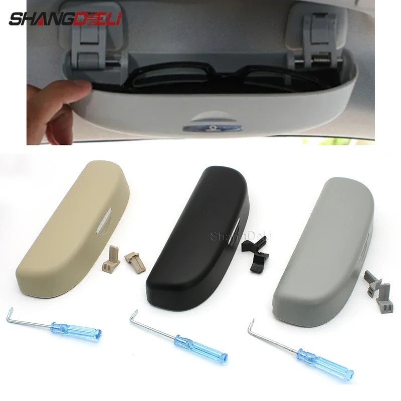 1PC รถแว่นตา Sun แว่นตาแว่นตากันแดดกล่องสําหรับ BMW 1 3 5 Series X1 X3 F25 X5 F10 F11 F18 F80 F20 F2