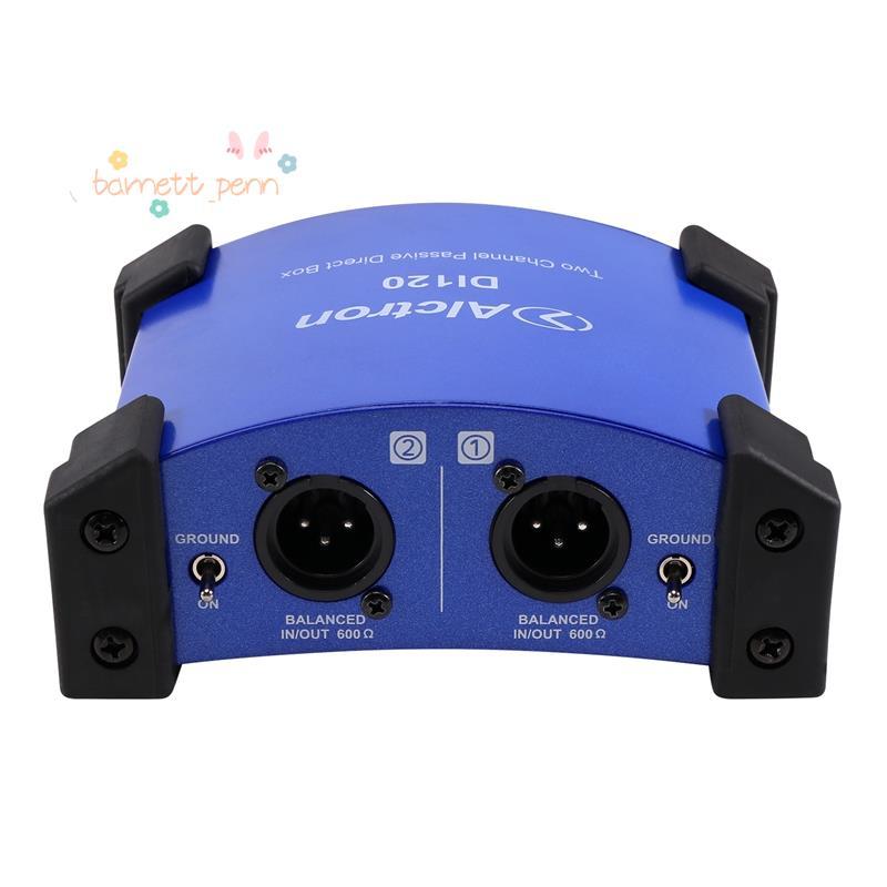 DI120 Two-Way Passive DI Box Impedance Converter DI BOX อุปกรณ์เอฟเฟกต์เวที