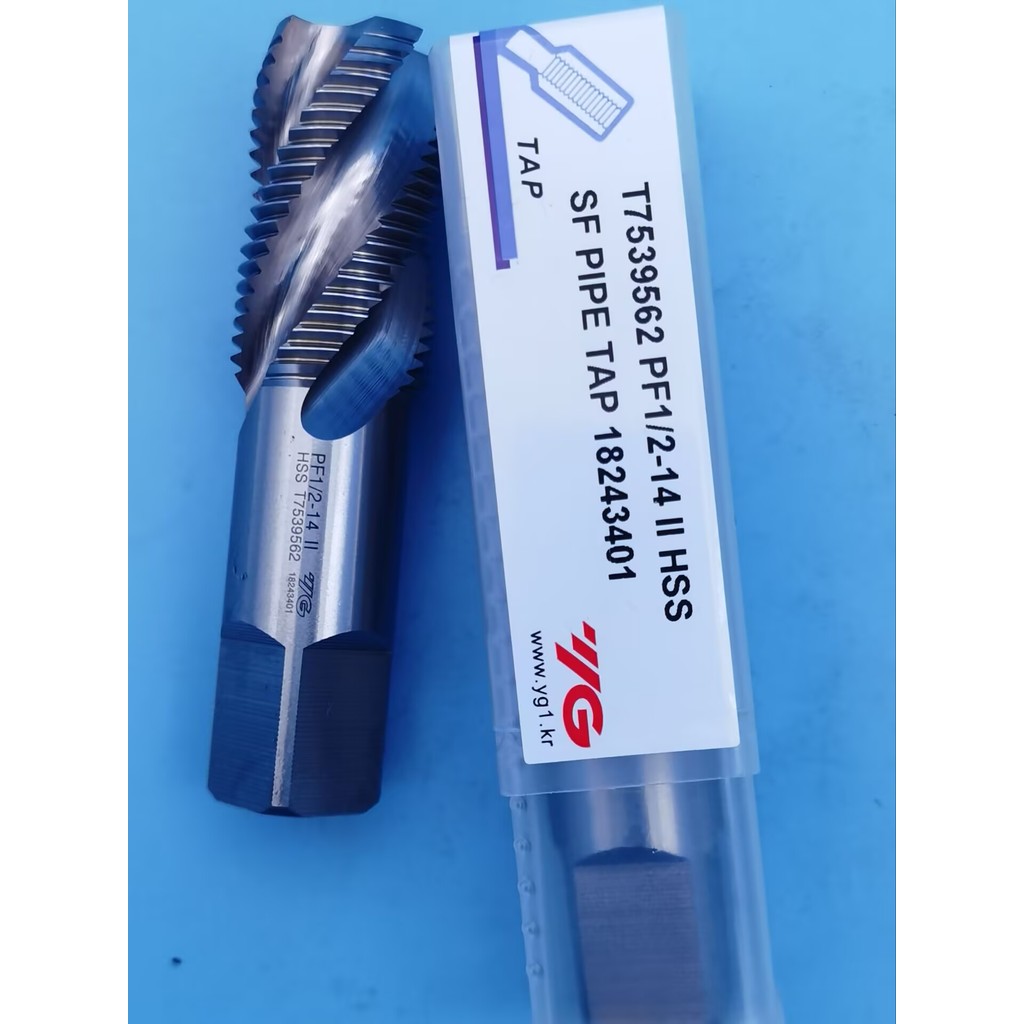 YG Tube เกลียวต๊าปเกลียว T7539 PF1/2PF1/4 T7518 PT1/8 PT3/4 PT3/8