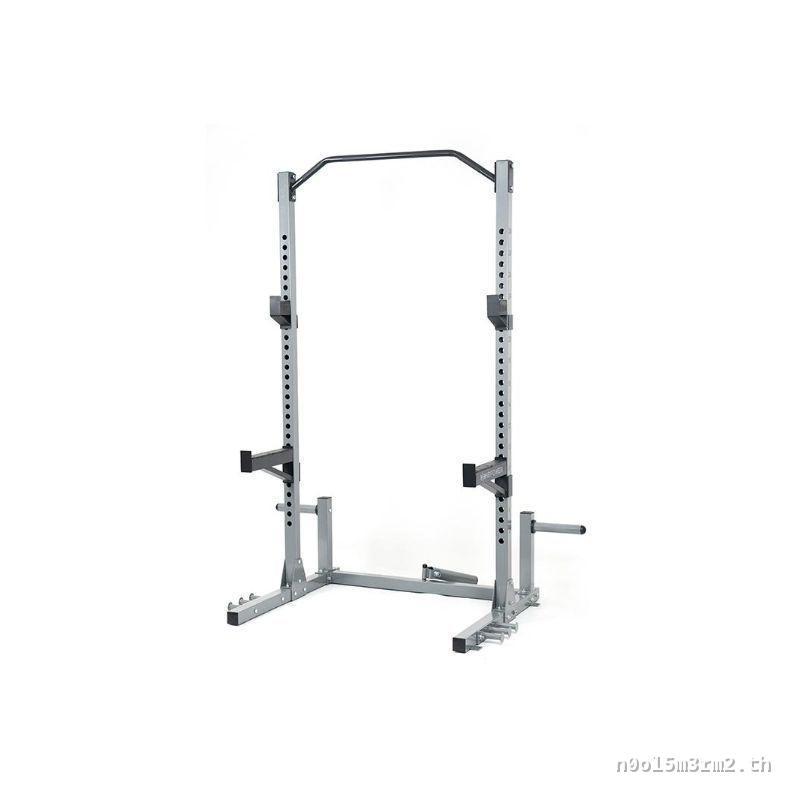 Hansu Sports น้ําหนักเบา Squat Rack ฟิตเนสครึ่งกรอบ Bench Press Rack Squat Rack ยกน้ําหนักเตียง Gant