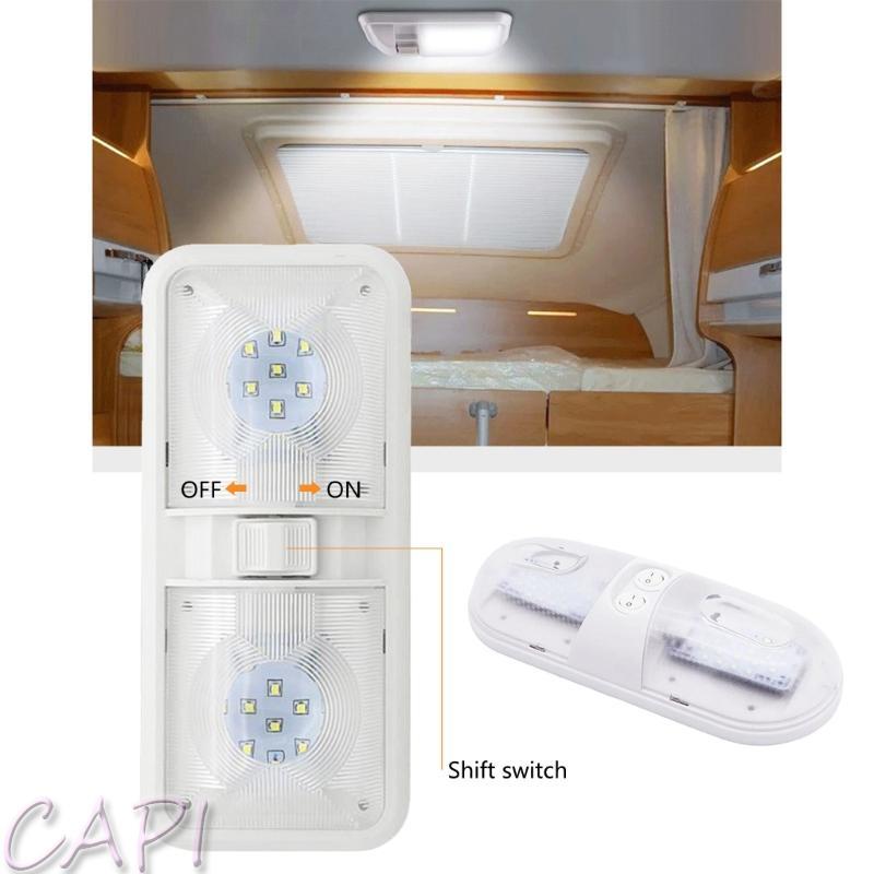 CAPI ไฟโดมคู่สําหรับค่ายรถพ่วงภายในโคมไฟ 48x2835SMD