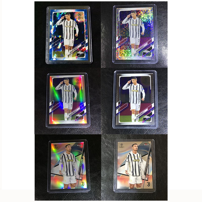 การ์ดดาว C Luo Silver Broken Point Broken Blue Broken Ice Broken 2020-21 topps Championship Juventus