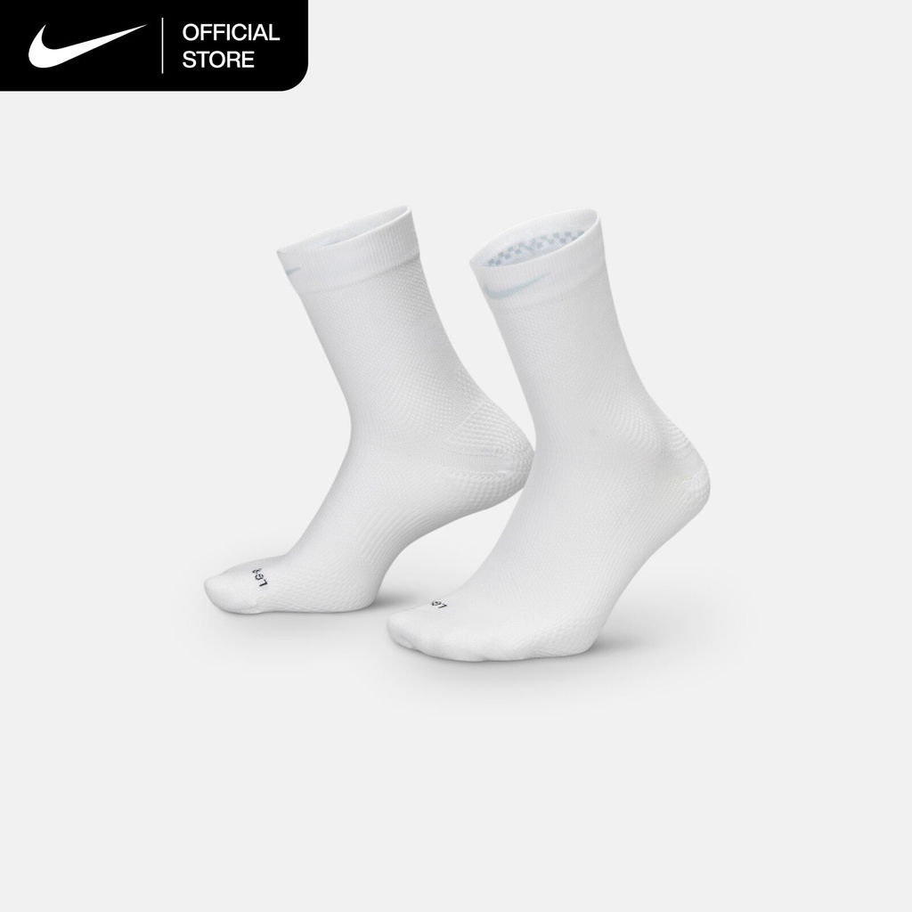 Nike Run Lightweight Running Micro-Crew Socks (1 Pair) - White [IB6114-100]