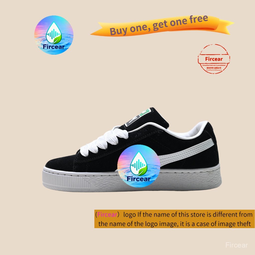 Suede XL Retro Suede รองเท้าผ้าใบหนากว้างขึ้นลิ้นหนา Low-Top คู่ Street 26Puu12