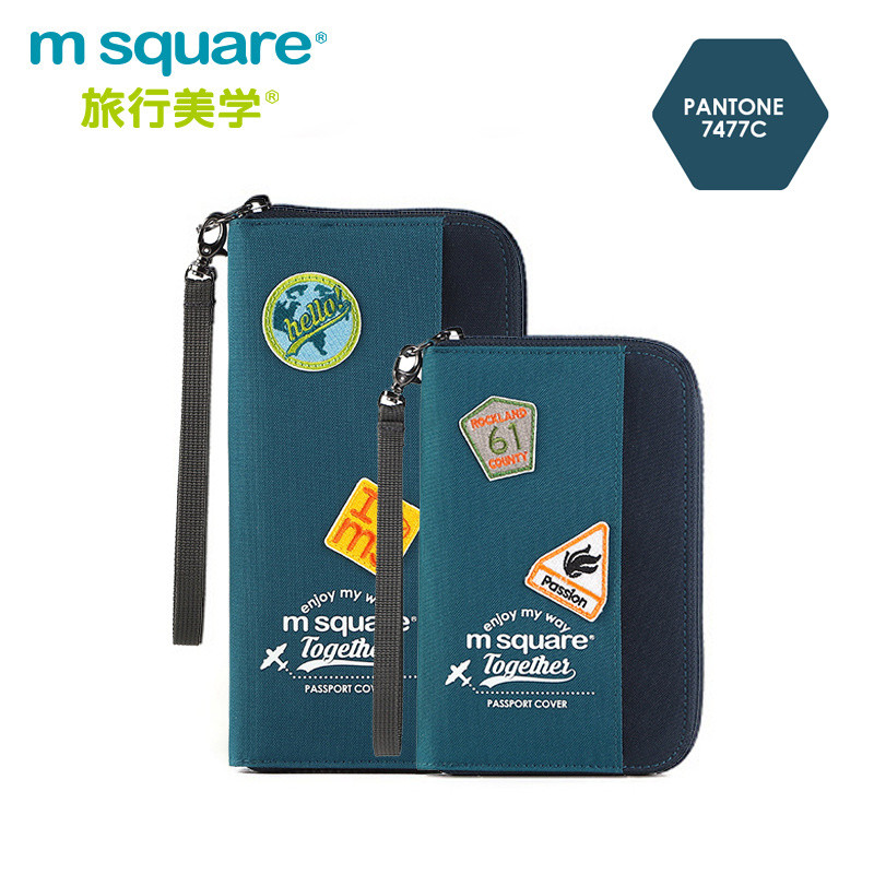 msquare Travel Aesthetics รุ่นลิมิเต็ดอิดิชั่น กระเป๋าใส่พาสปอร์ตที่ระลึก พร้อมช่องเก็บของอเนกประสงค