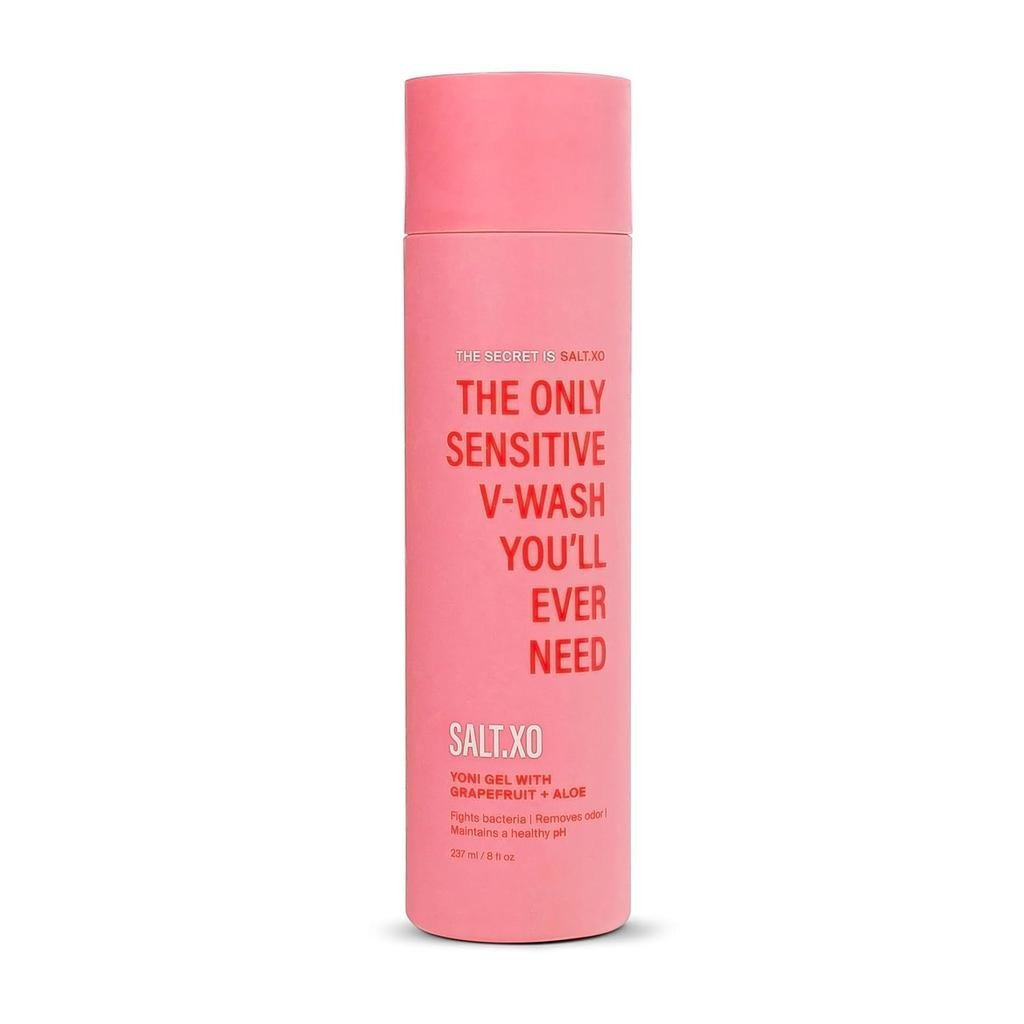 TB3N SALT.XO Grapefruit Fin Yoni Gel Wash, Intimate Care combed Gel for Women, pH Balance V Wash Cru