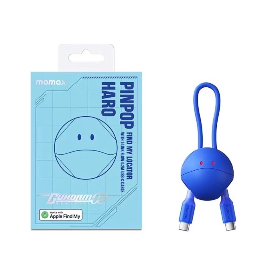 [SG Instocks] Momax Gundam Find เครื่องติดตามอุปกรณ์ของฉัน 60w type c to type c พวงกุญแจสายเคเบิล