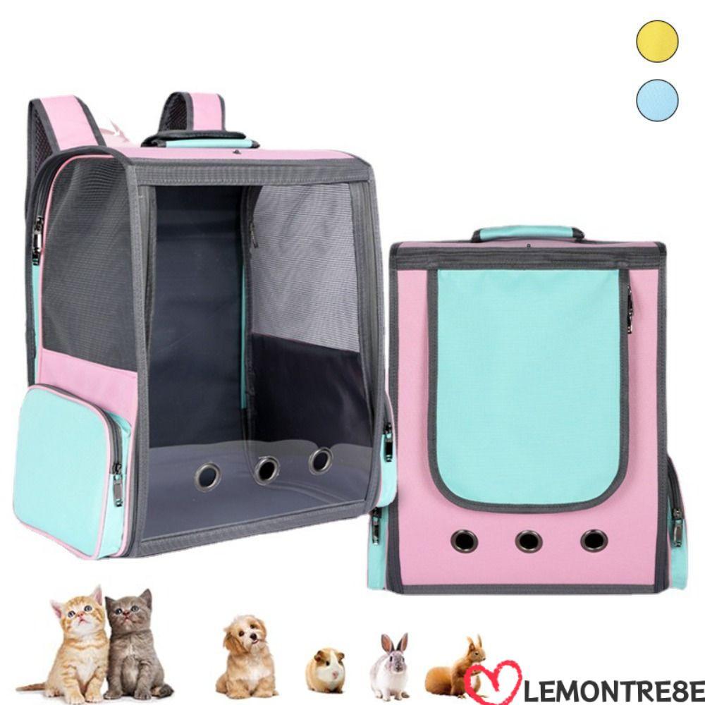 LEMONTREE Cat Carrier Backpack, Breathable Large Capacity Cat Carrier Handbag, Safety Waterproof Por
