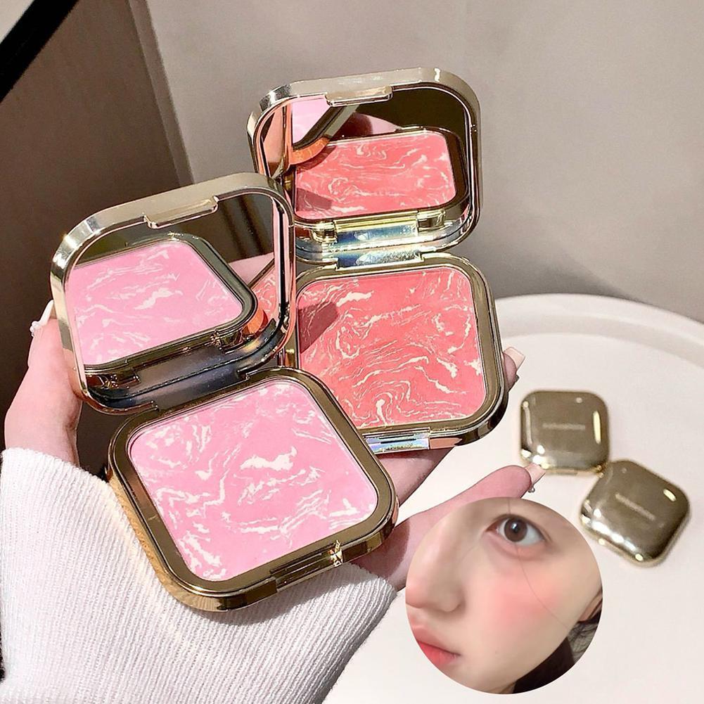 3d Blush Matte Shimmer Brightening Highlighter ครีม Smooth กันน้ําแต่งหน้า Face Long B0r2