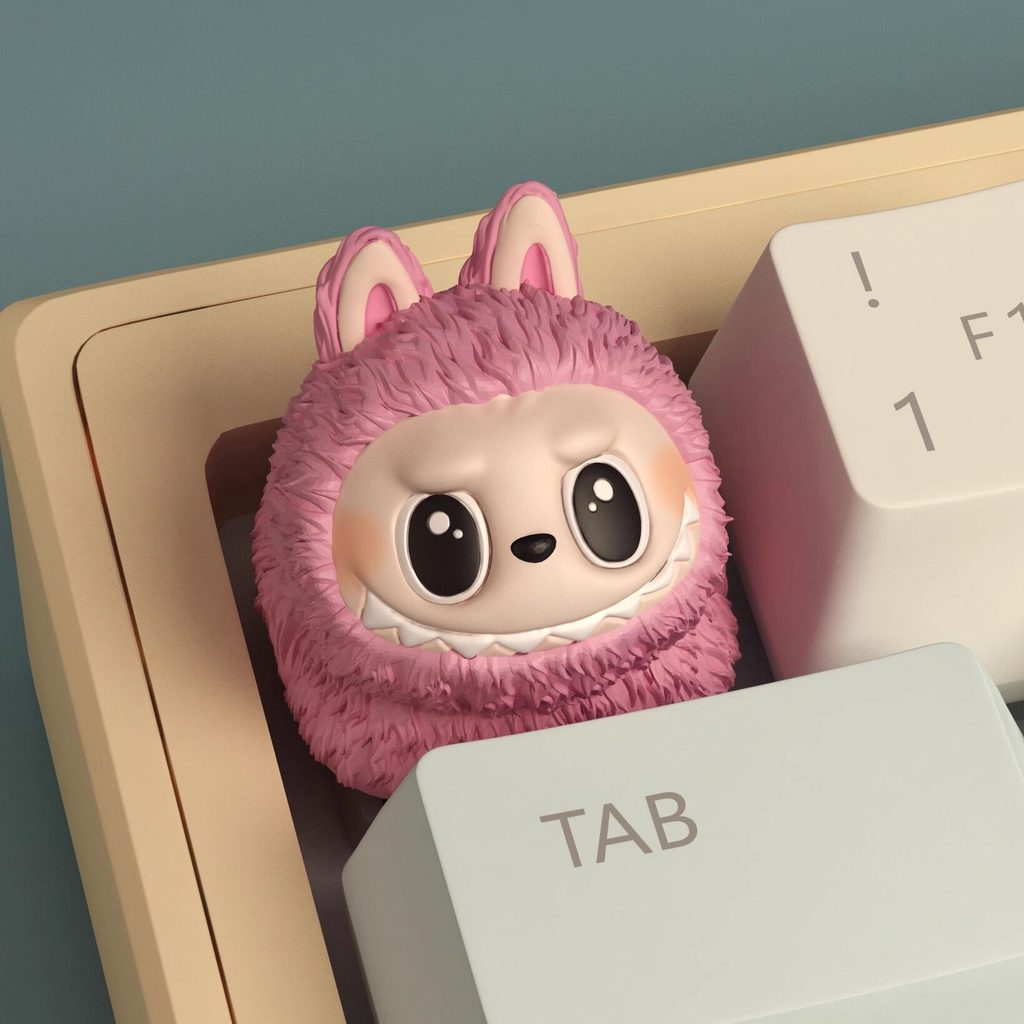 keycap keycap ใส Labubu Keycap Labubu Merchanded Keycap น่ารัก Pop Mart คีย์บอร์ดเรซิ่น Keycap ESC ป