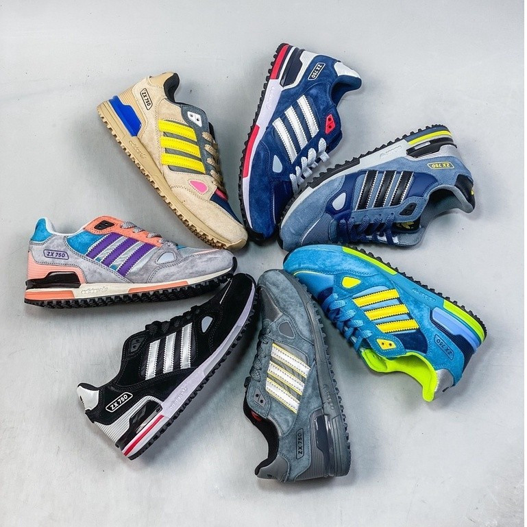 ADIDAS รองเท้า อาดิดาส ZX750 สีสันสดใส ใส่ได้ทั้งวิ่งและของใช้ประจําวัน