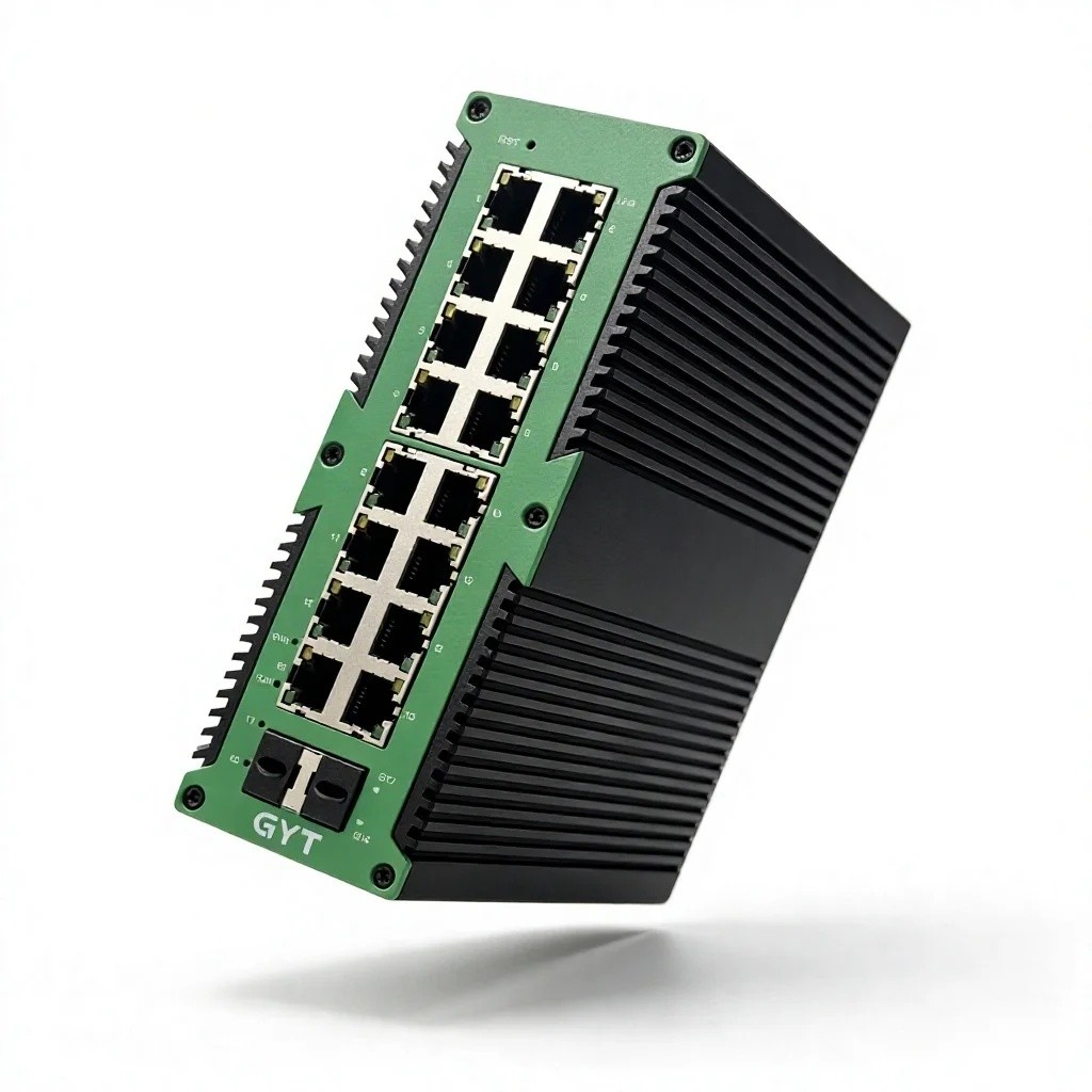 PS5C GYT IE2800P-16T2S-R Gigabit Managed Switch 16 พอร์ตอุตสาหกรรม Ethernet Switch Gigabit Managed S
