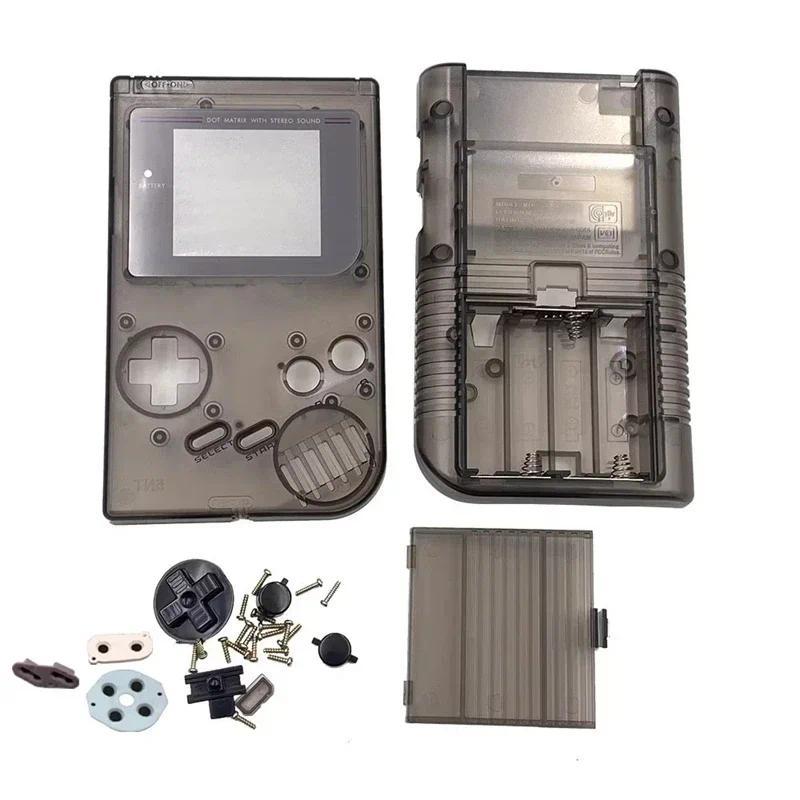 คุณภาพสูงเปลี่ยนฝาครอบเชลล์พร้อมปุ่มและสกรูเข้ากันได้กับ Gameboy Classic GB DMG คอนโซลหน้าจอ Mod ชุดซ่อม