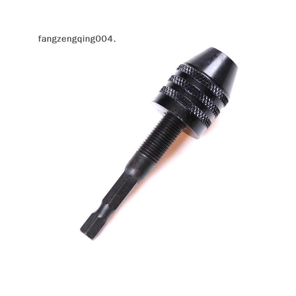 F4TH 0.3-6.5 มม.Keyless เจาะ Chu ไขควง Driver Adaptor Hex Shank เจาะ Bits f4th