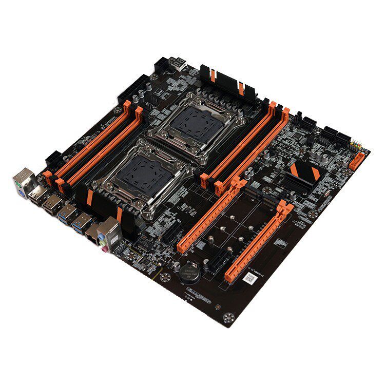จัดส่งในวันเดียวกัน Jin Shuosheng X79 Dual Channel 2011 เมนบอร์ด X99 Dual cpu เมนบอร์ด DDR4 เกมหลายเ