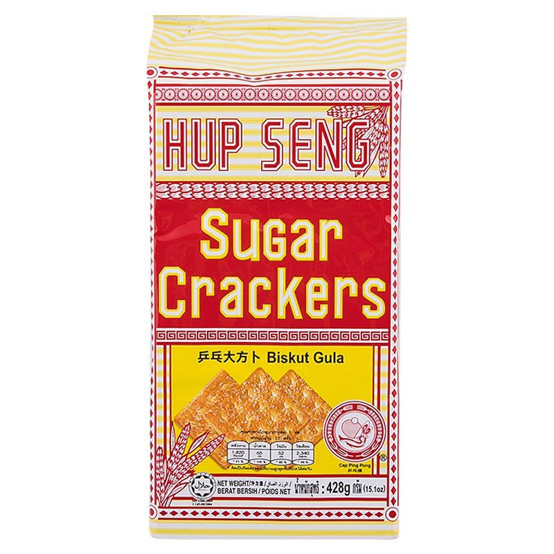 ปิงปองแครกเกอร์ซูการ์ 428กรัม Ping Pong Sugar Cracker 428g. [หมายเลขบาร์โค้ด 9556085501860]