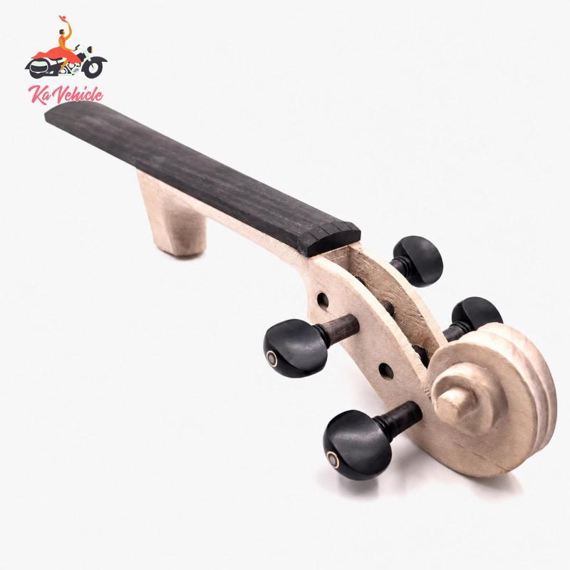 [Whstrong] คอไวโอลินพร้อม Fingerboard Ebony คอไวโอลินพร้อม Maple Body ยังไม่เสร็จสําหรับ Luthiers