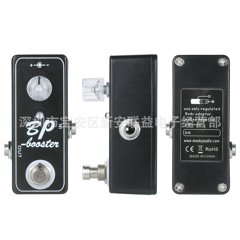 BP Booster Clean Boost Booster Guitar Effect Pedal Real Sideway Switching