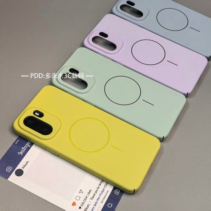 สําหรับ OnePlus Ace6/15R เคสโทรศัพท์ Soft Thin Circle Magnetic Absorption to Light Skin Feel 15 Skin