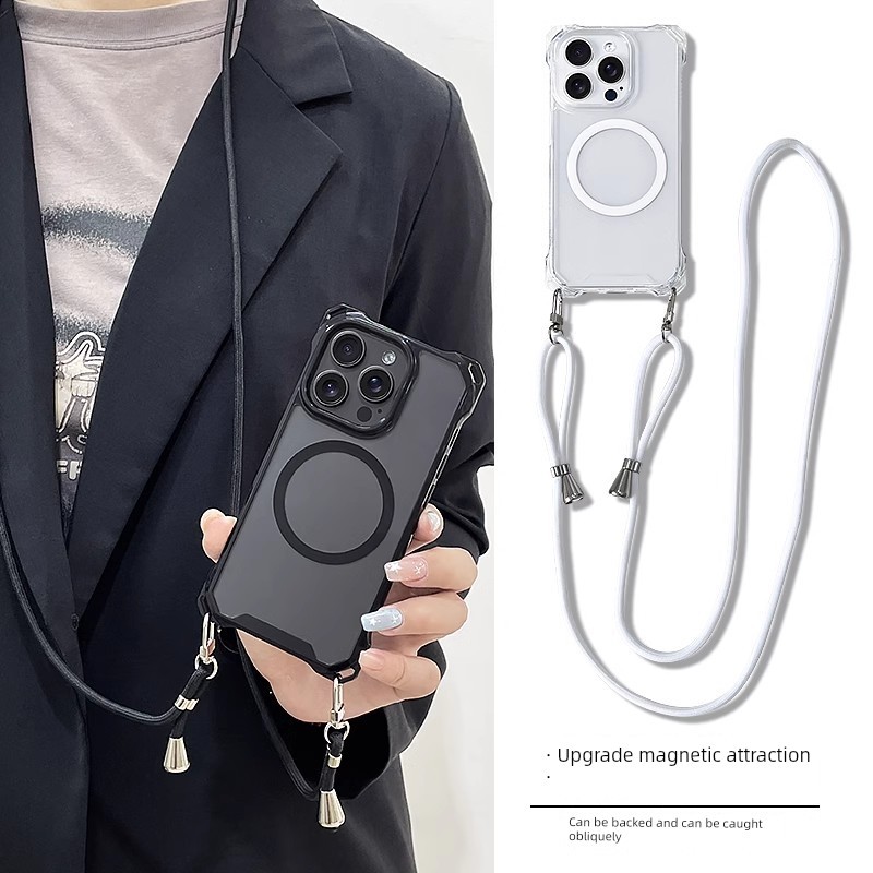เคสไอแพด 425 degree เคส 425 degree เหมาะสําหรับ iphone18pro เคสโทรศัพท์พร้อมเชือกเส้นเล็ก Apple 17pr
