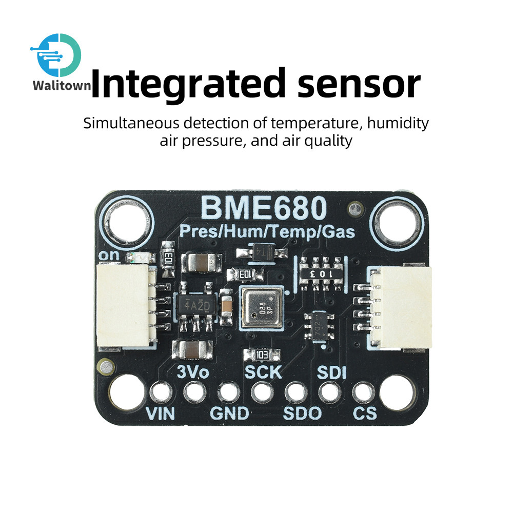 BME680 BME6688 เซ็นเซอร์ความดันอุณหภูมิความชื้นโมดูลเซ็นเซอร์สิ่งแวดล้อมเข้ากันได้กับอินเทอร์เฟซ STE