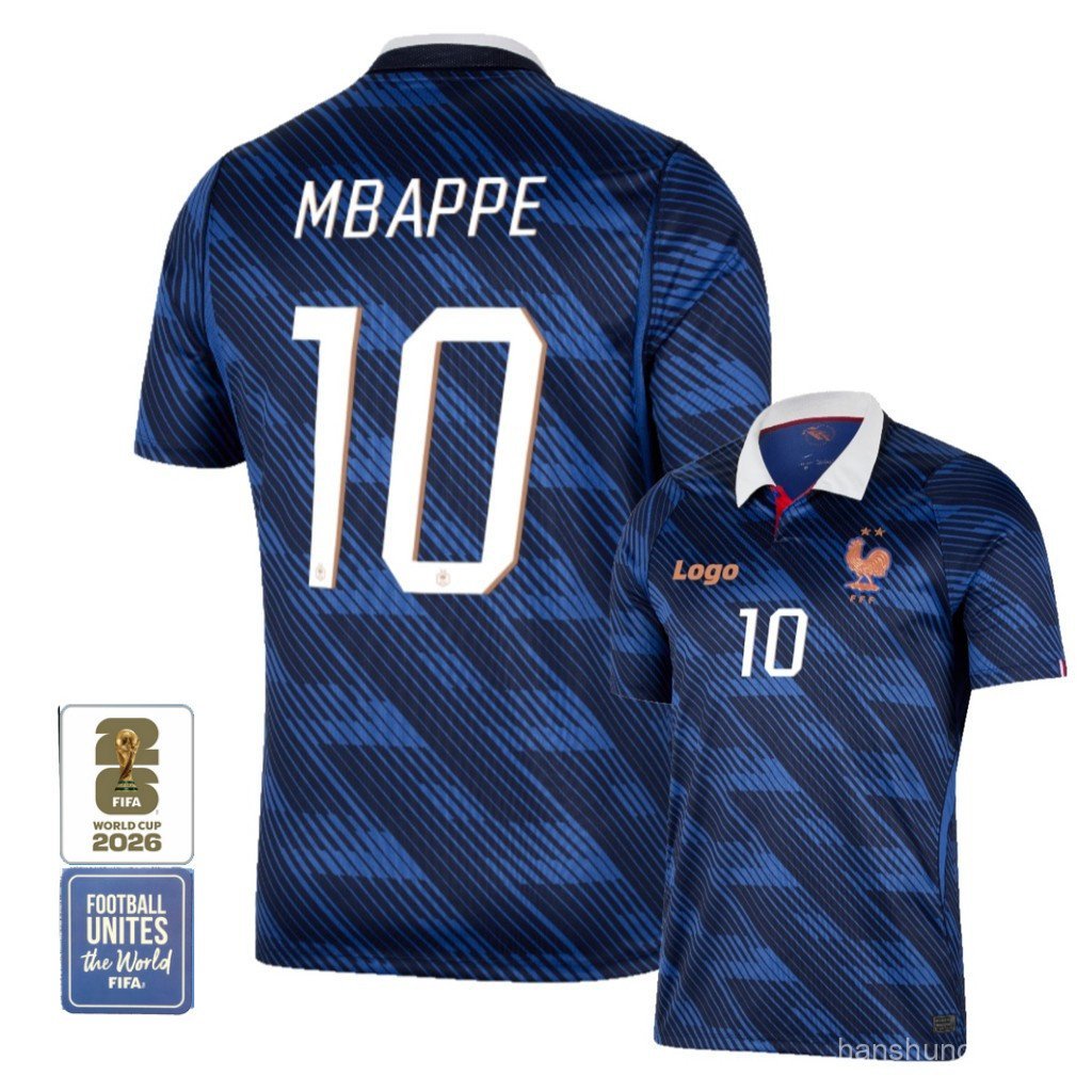 Fans Edition France 2026/27 Mens Real France Home Short Sleeves Football Jersey T-Shirt