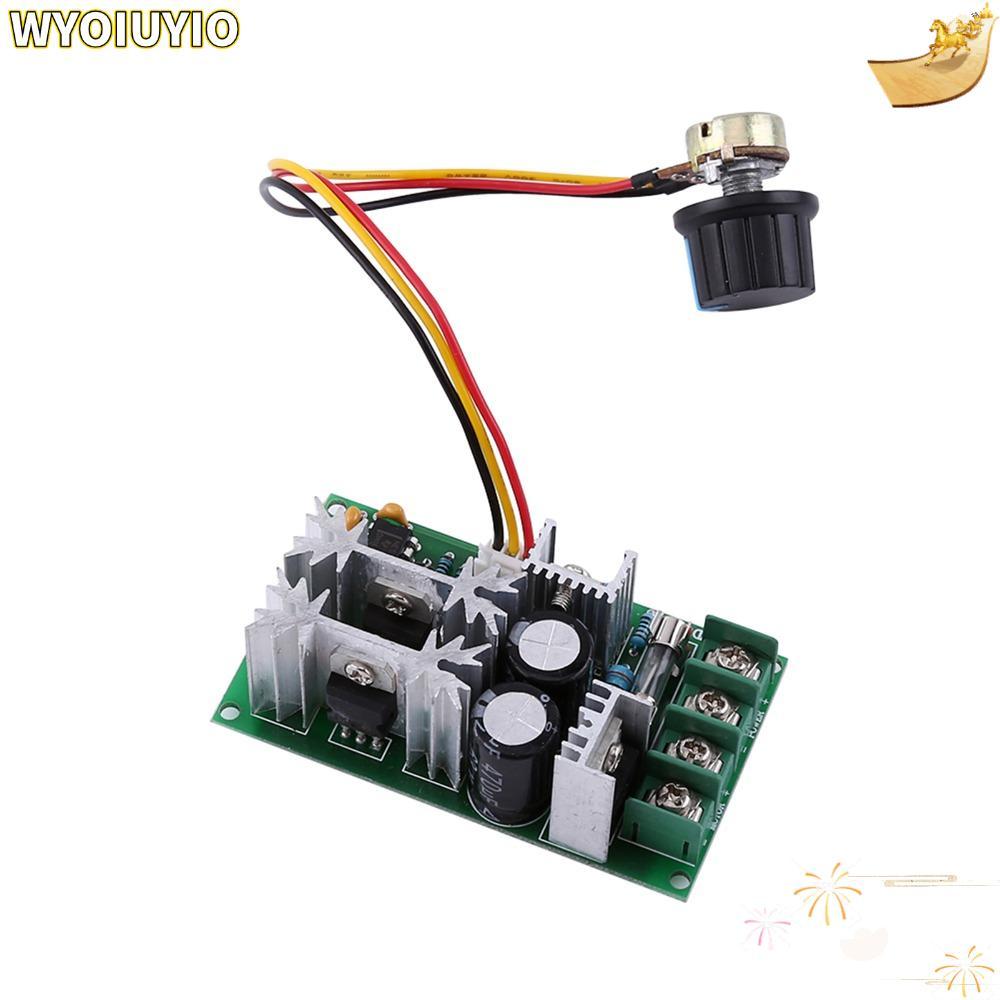 WYOIUYIO PWM มอเตอร์ควบคุมความเร็ว, 1200W สูงสุด 10-60V DC มอเตอร์โมดูลไดร์เวอร์,ทนทาน 20A PWM ควบคุ