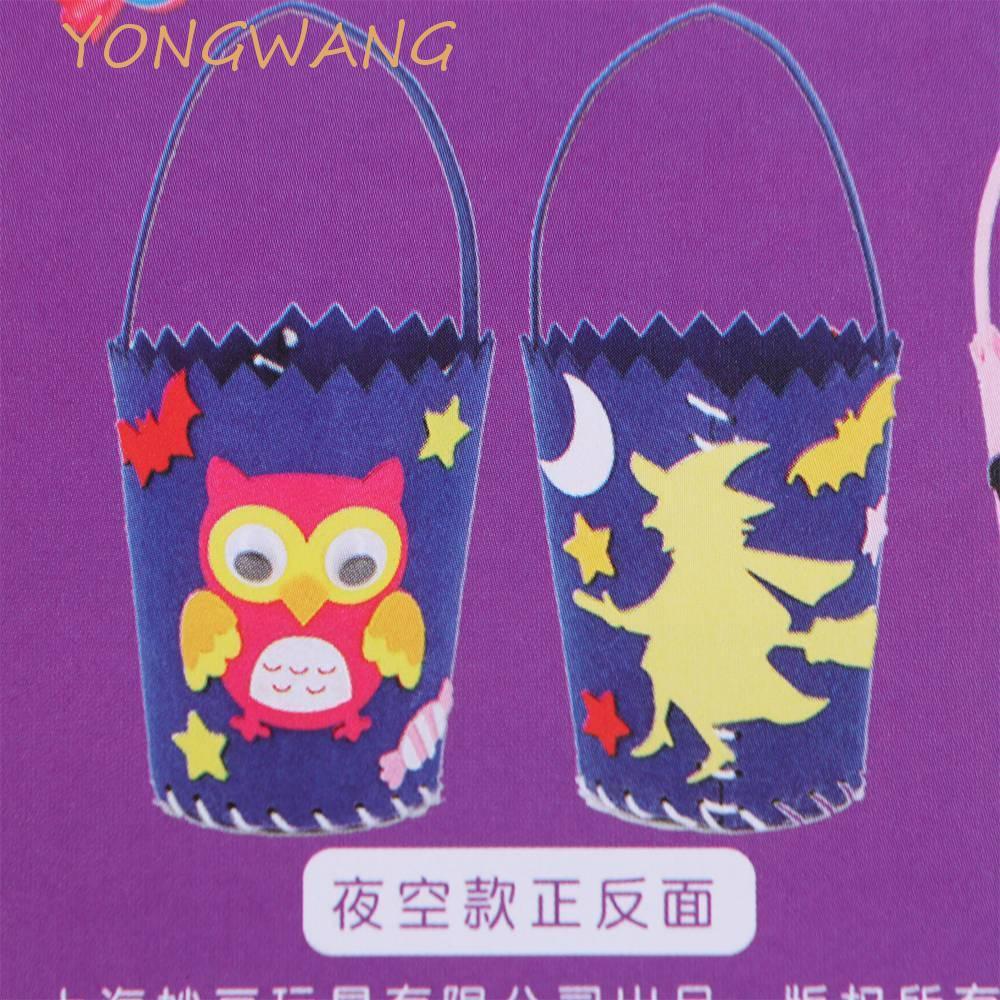 YONGWANG Halloween Candy Bag, Storage Bucket Halloween Bag