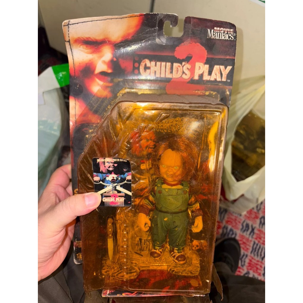 หนัง McFarlane 2 Chucky Ghost Doll 20cm Movable Toy On Sale 20 Years, Box Will Have Different Level 