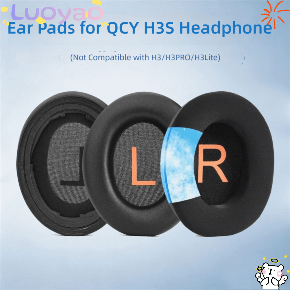 LUOYAO1 1 คู่ชุดหูฟัง Earmuff,ฟองน้ําโฟมเจลทําความเย็นหูฟังแผ่นรองหูฟัง,หูฟังอุปกรณ์เสริมเปลี่ยนโปรต