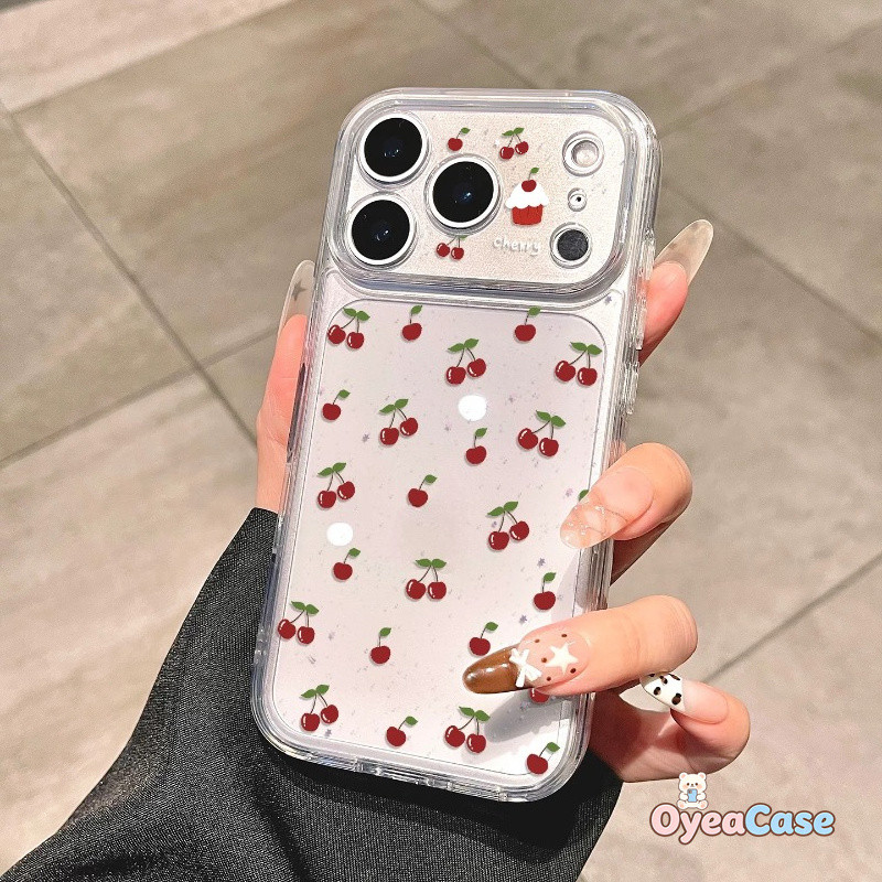 Cherry ClearสําหรับRedmi Turbo 5 Max 4 3 Y3 Y2 Y1 A7 A5 A4 5G A3X A3 A2 A1 Plus 8 8A 7A 6 Pro 6A 5A 