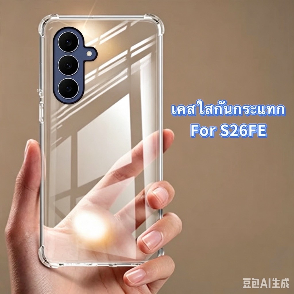 ส่งจากไทย เคสใสกันกระแทก สำหรับ Samsung S26FE S25FE S24FE S23FE S21FE S20FE เคสใสนิ่ม เคสกันกระแทก เ