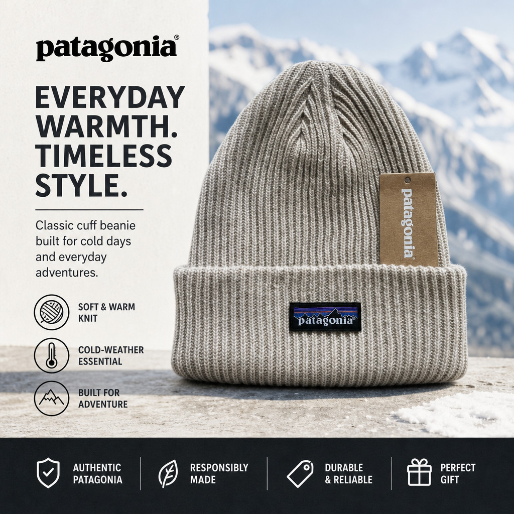 หมวก Patagonia Brimless หมวกไหมพรมกันลม