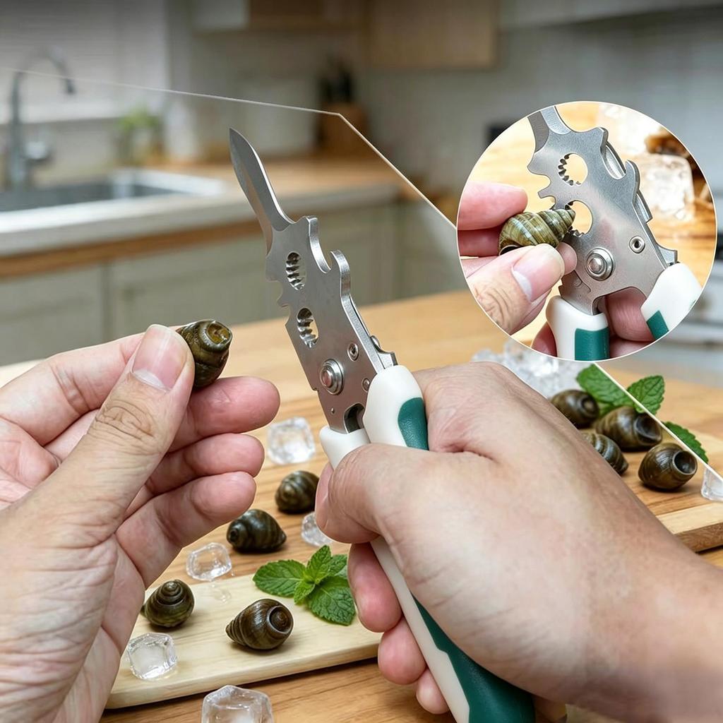 Oyster Shuking เครื่องมือสแตนเลส Seafood Shuking Gear Seafood เปิดเครื่องมือสําหรับ Mussel Clam Oyst