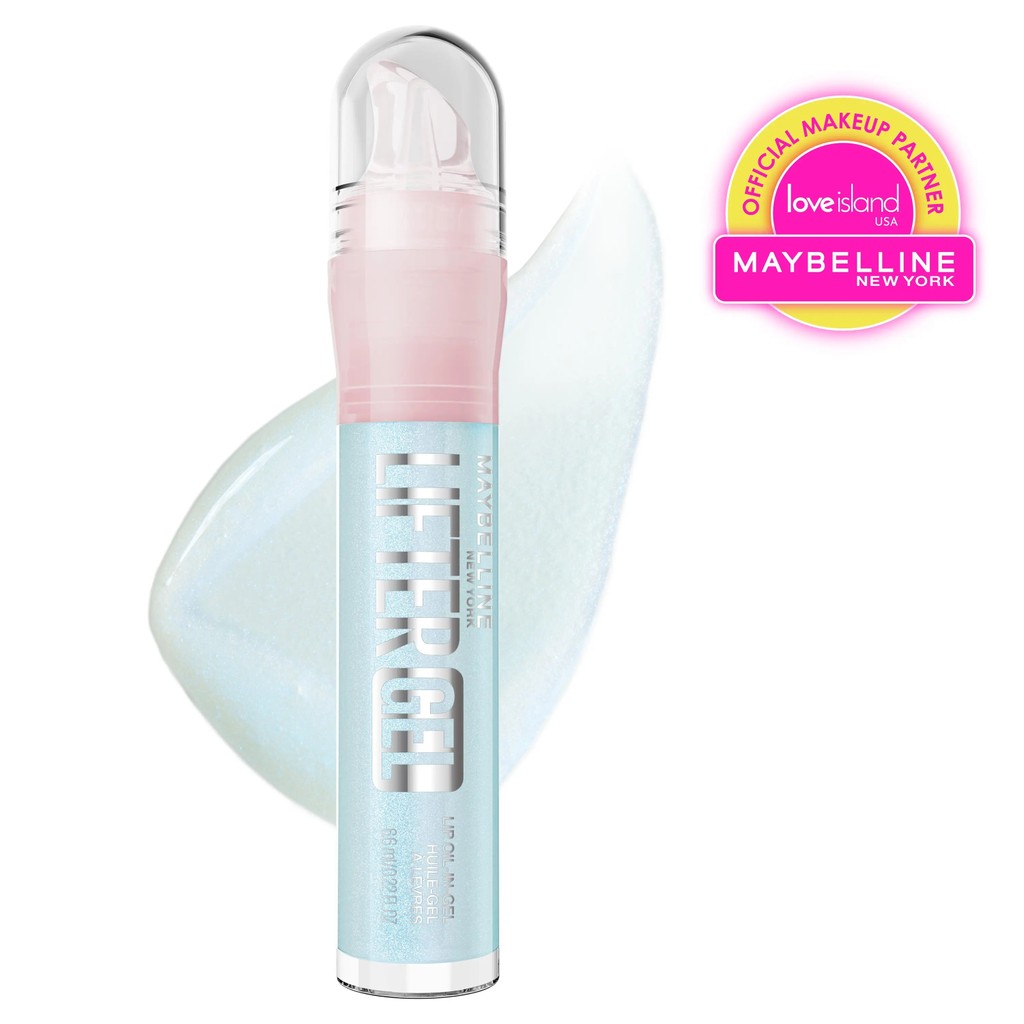 Lifter Gel Lip Gloss, Oil-in-Gel, 24H Hydration, Hyaluronic Acid, สะท้อนแสง Shine, Maybelline New Yo