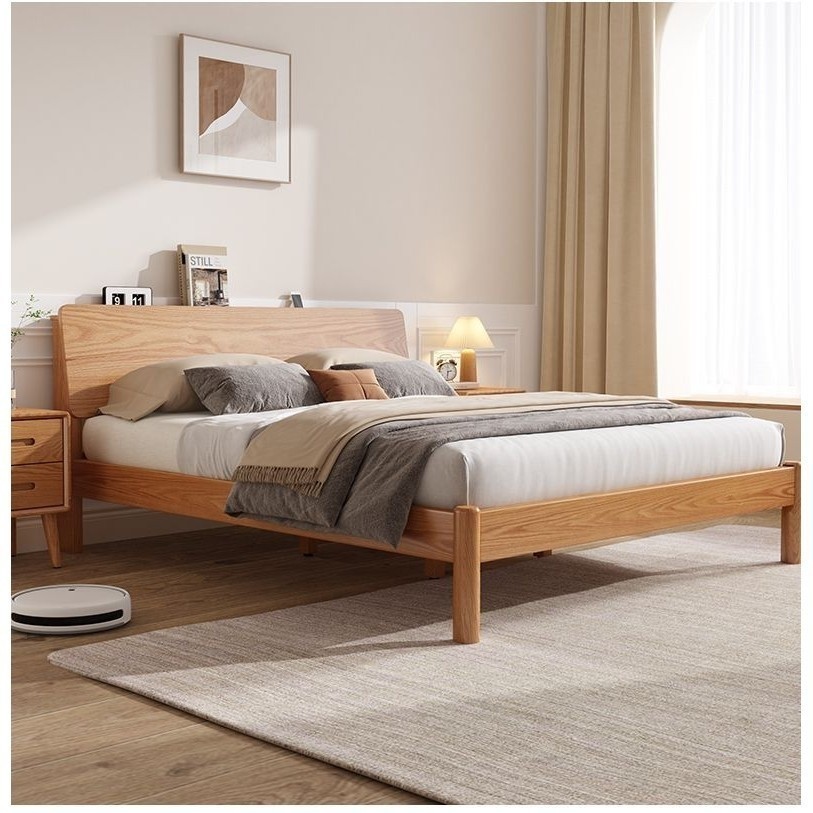 Luxury Solid Wood Bed Frame Super Single/Queen/King Size Bed Frame Bed Frame With Mattress Wooden Be
