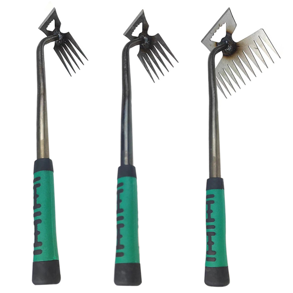 5/6/11 Tines Gardening Hand Weeder Tool Multifunctional  Remover Tool Grass Root Removal Tool for Ya