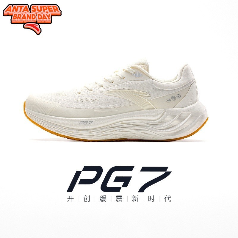 รองเท้าวิ่ง ANTA Men PG7 Journey 1124F5546-5 -Ivory White (Kasut Larian)