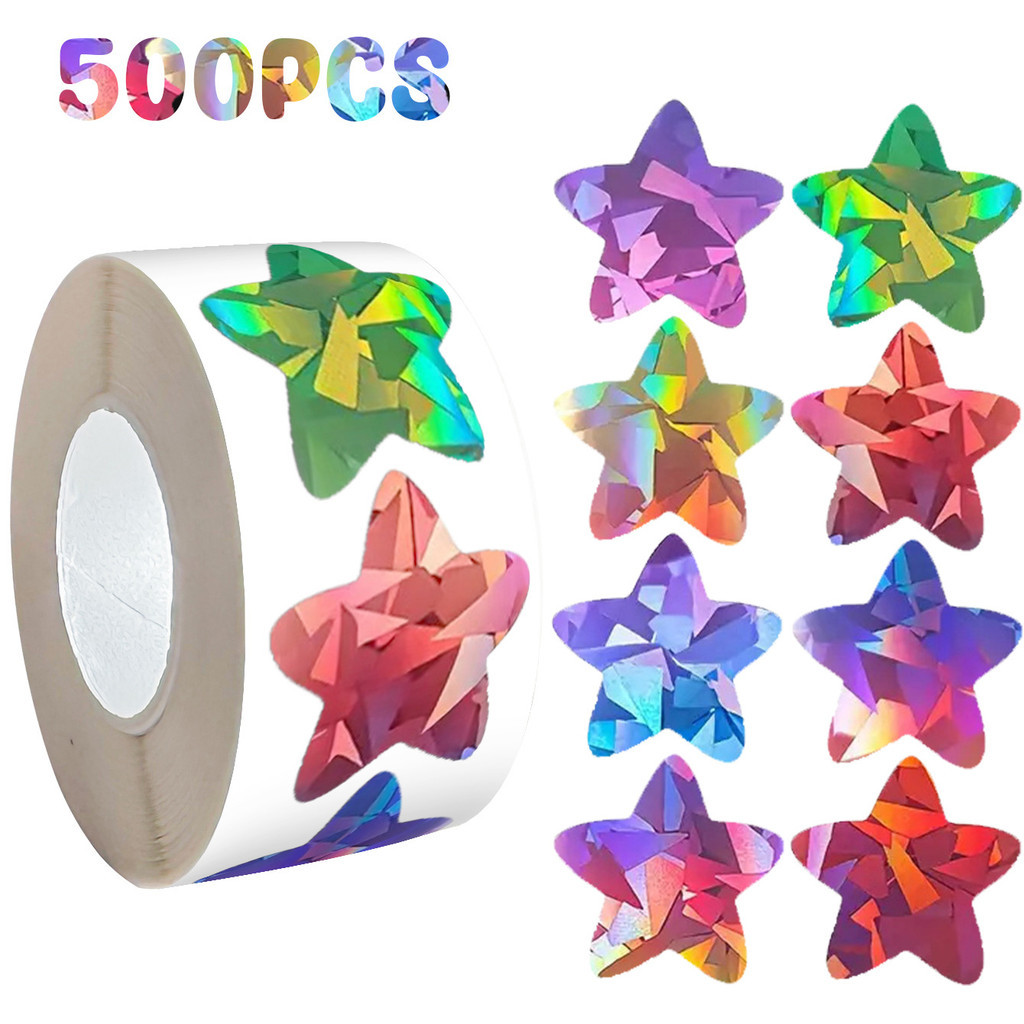 2026ใหม่คุณภาพสูงในราคาต่ําสุด 500贴/卷heart Shape Sealing Cushion Sealing Full Case Star Soft Cover C