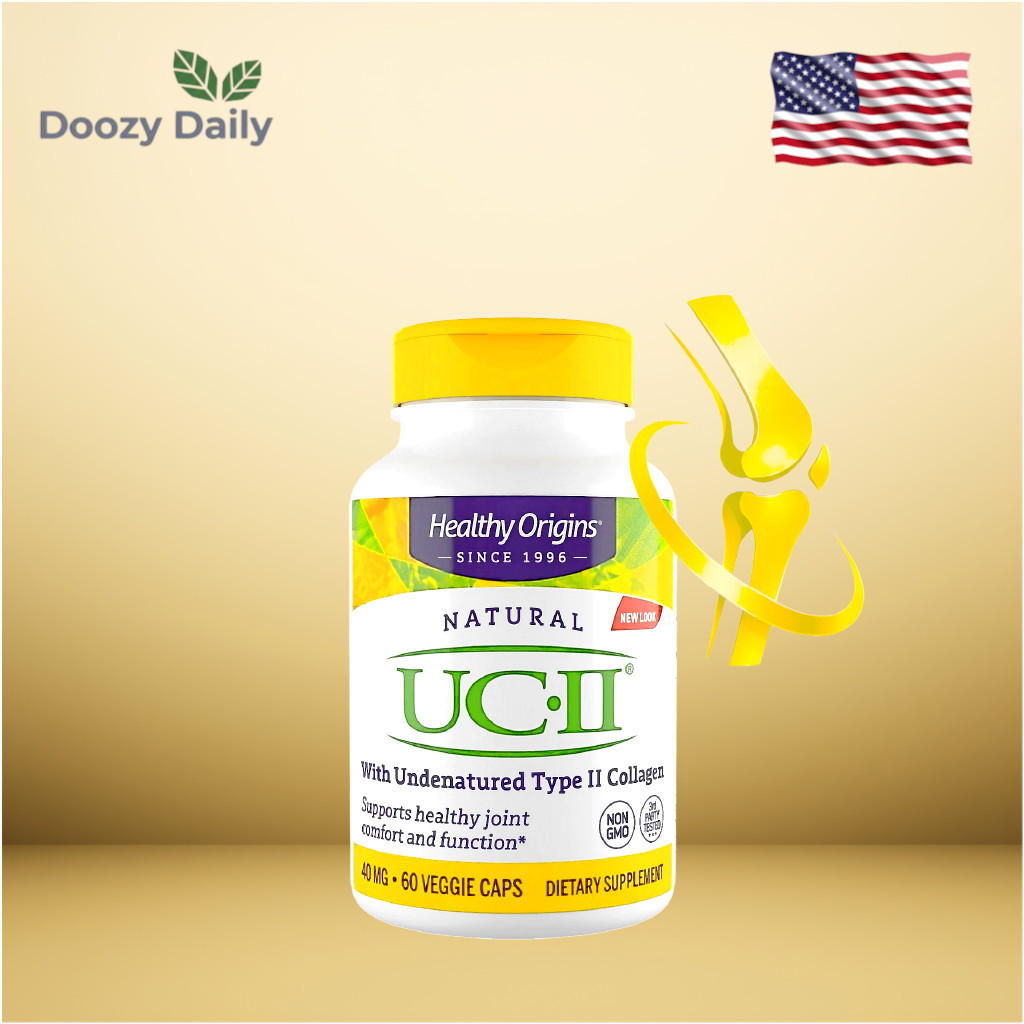 เฮลท์ตี้ ออริจินส์ ยูซีทู คอลลาเจน 40 mg x 60 เม็ด, Healthy Origins UC II UC2 คอลลาเจนไทพ์ทู /กินร่ว