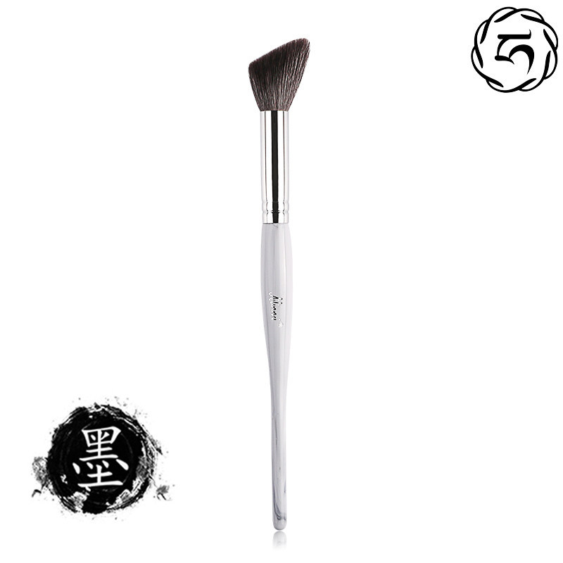 อิเรมี่|AILINMI AILINMI สีฟ้าสีขาว 137s แปรงไฮไลท์ทรงลาด Contouring Fine Light Peak Wool แปรงแต่งหน้